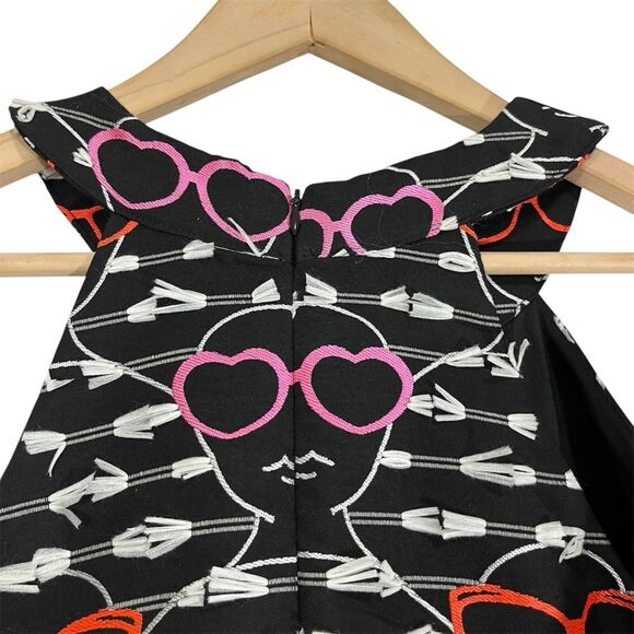 Anthropologie Hutch Stacy Sunglass Mini Shift Dress Retro M - Picture 8 of 11